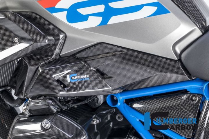 Ilmberger Carbon Tankabdeckung unten links für R1200GS 1G12