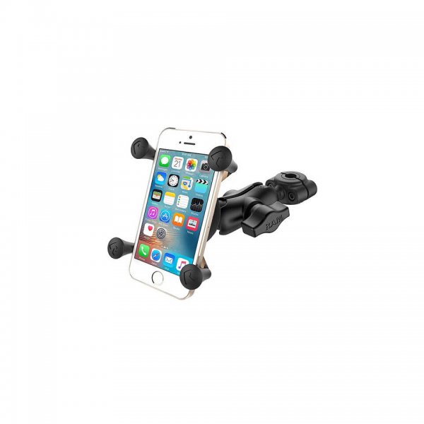 RAM Mounts Torque Motorradhalterung S (Lenker/Rohre) X-Grip Uni-Halteklammer für Smartphones für