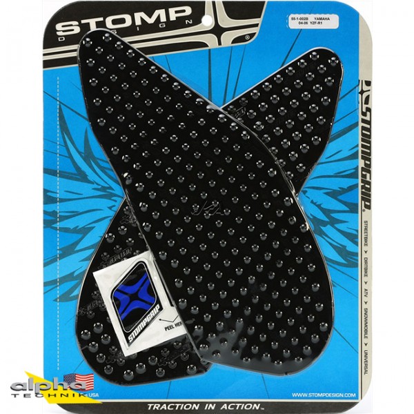 Stompgrip schwarz, Yamaha YZF-R1, 2004-06 YZF-R1 RN12