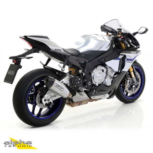 ARROW Auspuff INDY RACE für Yamaha YZF-R1 / YZF-R1M 2015-, Aluminium