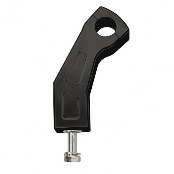 Ritz Alu-Riser curved Style, schwarz, 120 mm, 1 Zoll für 883 Sportster VT 1300 CXA ABS - 43 KW GPZ