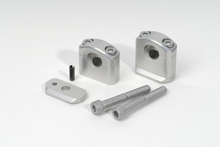 LSL Klemmböcke für Yamaha FZS1000 Fazer, silber