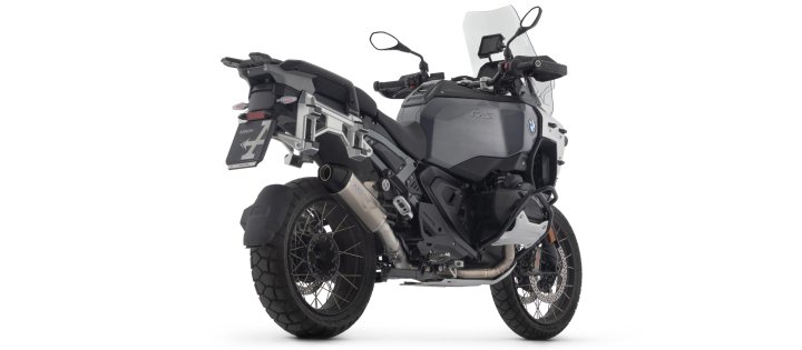 ARROW Auspuff INDY RACE EVO DARK Aluminium schwarz für BMW R1300GS Adventure Modelljahr 2024-