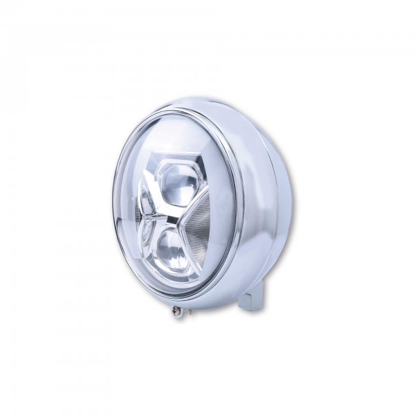 HIGHSIDER 7 Zoll LED Scheinwerfer YUMA 2 TYP 8 mit TFL, Kurvenlicht für