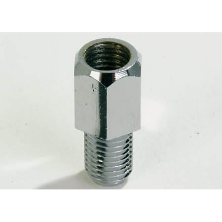 - Kein Hersteller - Spiegeladapter Loch M8 re. auf Bolzen M8 li. verchromt für