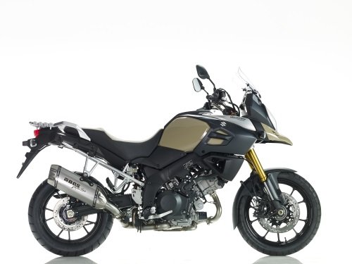 BOS Desert Fox Edelstah matt DL 1000 V-Strom