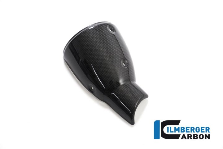 Ilmberger Carbon Schalldämpfer-Fersenschutz glanz für Scrambler 800 Icon KC