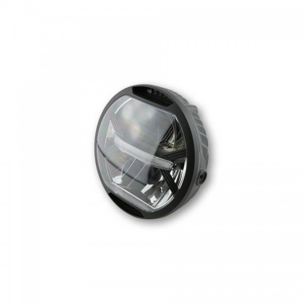 KOSO LED Hauptscheinwerfer THUNDERBOLT mit Standlicht, schwarz für