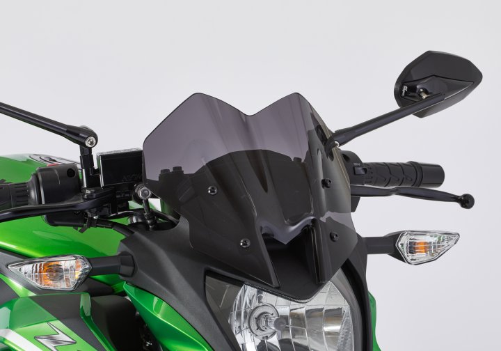 ERMAX Naked-Bike-Scheibe fÃ¼r Z125 BR125K für Z125 BR125K