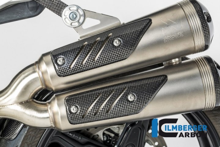Ilmberger Carbon Auspuffhitzeschutz (2-tlg.) für R nineT Scrambler 1N12