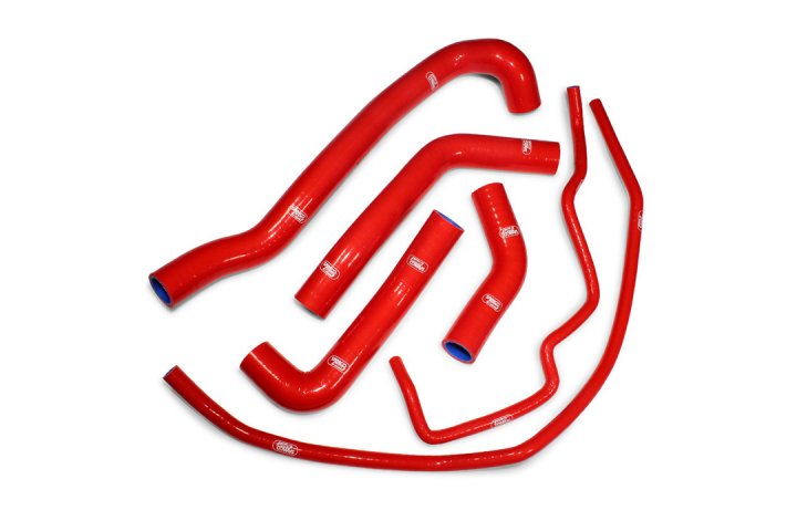 SAMCO Siliconschlauch Kit rot fürTriumph Daytona 675(R) für Daytona 675R H67