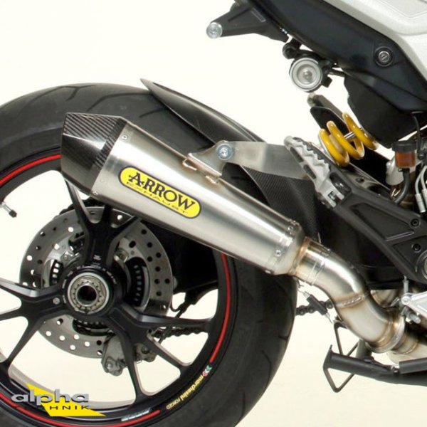 ARROW Auspuff X-KONE für Ducati Hymotard 821 2013-2015, Edelstahl
