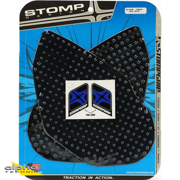 Stompgrip schwarz, Yamaha YZF-R6, 1999-02 YZF-R6 RJ03