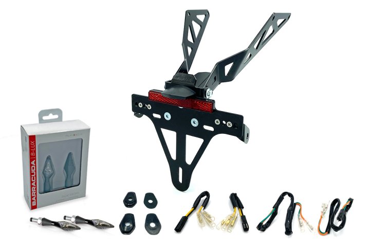 alpha Technik Kennzeichenhalter-Kit für Honda CB/CBR650R/RA für CBR650R RH01 EURO5