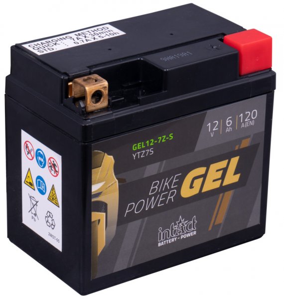 Intact GEL Batterie YTZ7-S Cat 50 unbekannt G450X E45X EC125 CRE125F CB600F Hornet PC36 FE390 SM510
