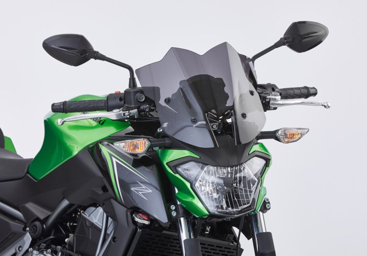 ERMAX Naked-Bike-Scheibe fÃ¼r Z650 ER650H für Z650 ER650H