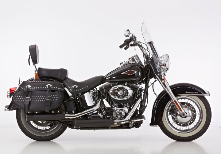 FALCON Double Groove Slip on ErsatzdÃ¤mpfer fÃ¼r SOFTAIL Heritage Classic 107 FLHC für SOFTAIL