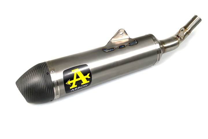 ARROW Auspuff RACE TECH für Honda CRF450L 2019- aus Titan, ohne Katalysator