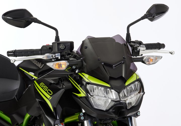 ERMAX Naked-Bike-Scheibe fÃ¼r Z650 ER650K für Z650 ER650K