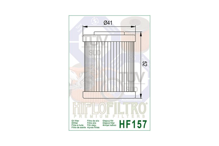 HIFLO Filter Ölfilter HF157 KTM 525 SMR RR250