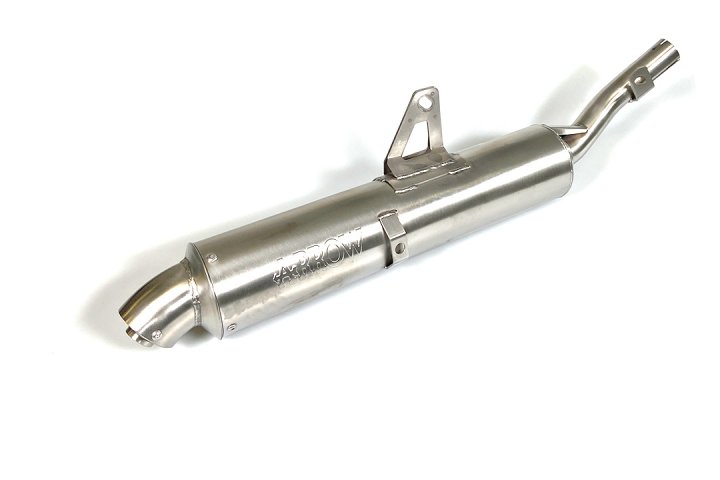 ARROW Auspuff RACING für Suzuki DR350S Modelljahr 1990-1995, Edelstahl