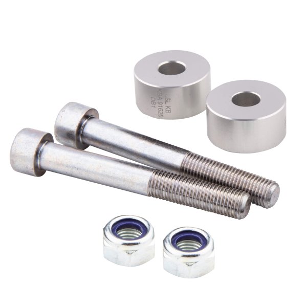 LSL Klemmbockerhöhung 15 mm, Schraubenlänge 85 mm, silber