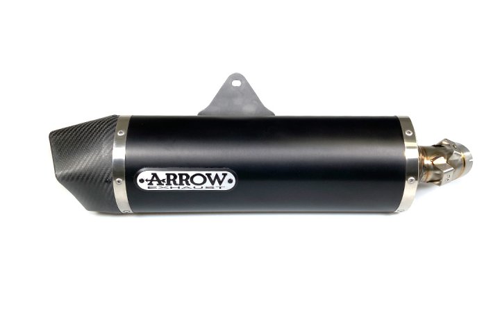 ARROW Auspuff MAXI RACE TECH für Suzuki DL1000 V-Strom 2014- V-Strom 1050 2020- aus Aluminium, schwa