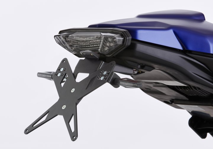 PROTECH Kennzeichenhalterset inkl. Reflektor und Kennzeichenbeleuchtung fÃ¼r MT-09 / SP RN43 für