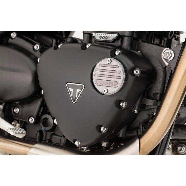 LSL CLUBMAN Gehäusedeckel rechts, für Triumph Street Twin, titan