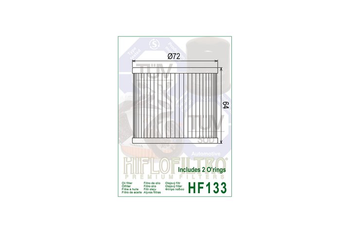 HIFLO Filter Ölfilter HF133 SUZUKI GS550L GN72L SB5 1100