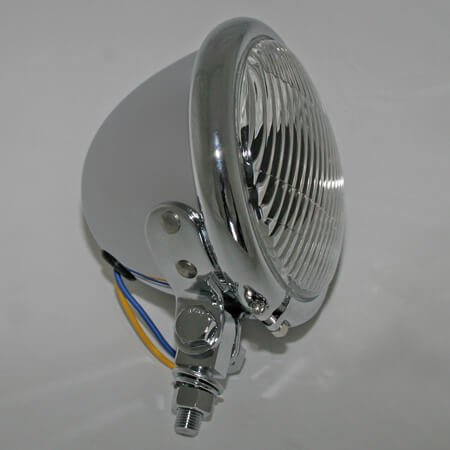 - Kein Hersteller - 4 1/2 Zoll Nebelscheinwerfer mit Birne, Bates-Style, E2-geprüft für