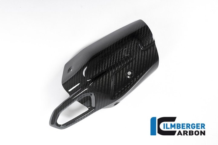 Ilmberger Carbon Auspuffschutz vorne am Schalldämpfer für S1000XR K10