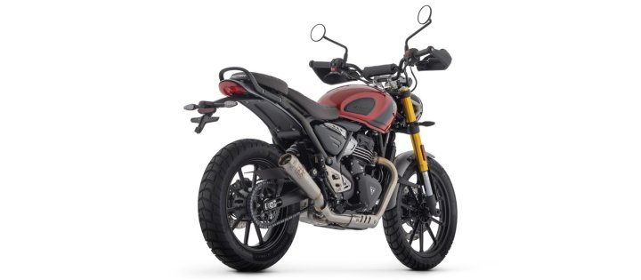 ARROW Auspuff PRO-RACE Edelstahl für Triumph Scrambler 400X, Speed 400, ab Modelljahr 2024-