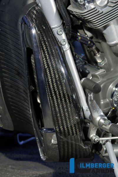 Ilmberger Carbon Wasserkühlerabdeckung links, Carbon für V-Rod VRSCD (Night Rod)