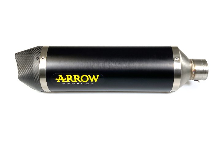 ARROW Auspuff RACE TECH für Kawasaki Z650, Ninja 650 und Versys 650 aus Aluminium, schwarz