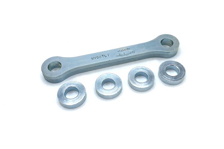 alpha Technik Tieferlegungssatz 45mm für Suzuki DRZ400SM; Typ WVB8; Modelljahr 2005-