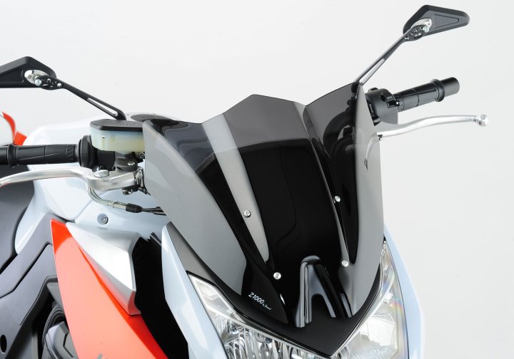 ERMAX Naked-Bike-Scheibe fÃ¼r Z1000 ZRT00D für Z1000 ZRT00D