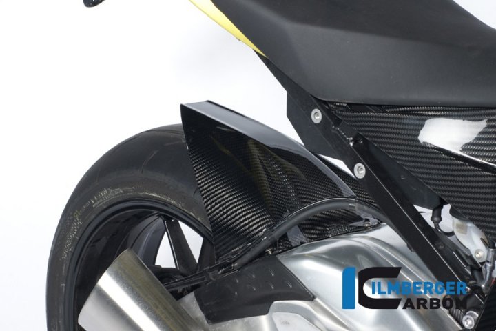 Ilmberger Carbon Kotflügel hinten mit Kettenschutz ohne ABS, Carbon für S1000RR K10