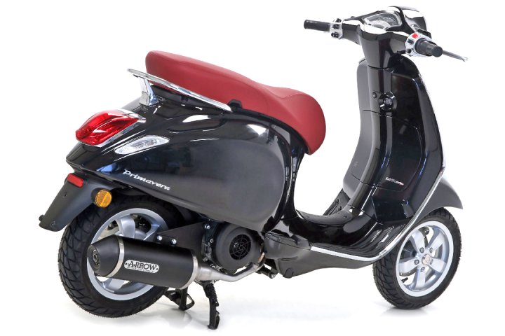 ARROW Auspuff DARK URBAN für Vespa Primavera I-GET 125 Modelljahr 2017-