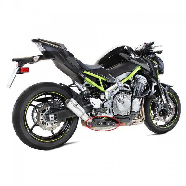 IXRACE Auspuffblende KAWASAKI Z 900, 16-, schwarz für Z 900 - 70 KW