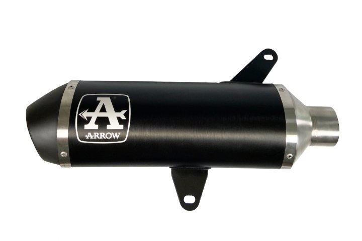 ARROW Auspuff DARK URBAN für Honda SH300i 2016-2020, Aluminium schwarz