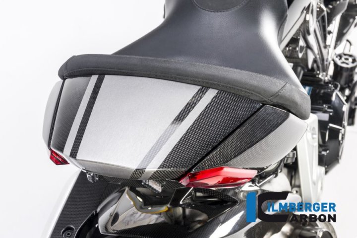 Ilmberger Carbon Soziussitzabdeckung glanz für XDiavel GA