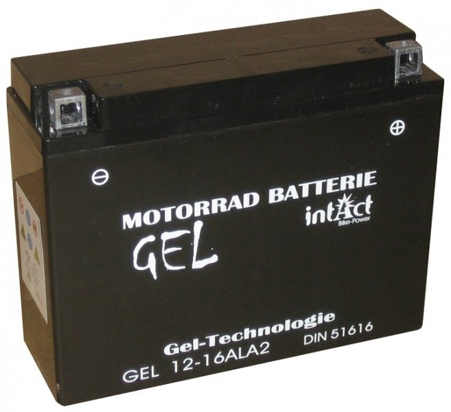 Intact GEL Batterie YB16AL-A2 / 51616 350 SS 350J V Max 1FK