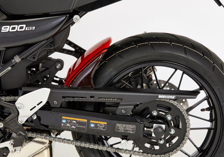 BODYSTYLE Hinterradabdeckung mit Alu-Kettenschutz fÃ¼r Z900 RS ZR900C für Z900 RS ZR900C