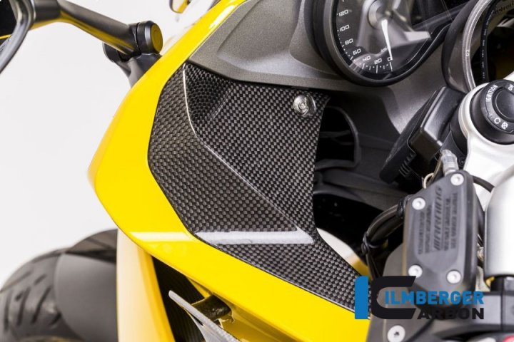 Ilmberger Carbon Abdeckung links neben dem Cockpit für R1200RS R12WR