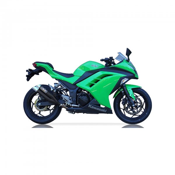 IXIL Endschalldämpfer Hyperlow black XL, ZX 300 R Ninja, 13- für Ninja 300 B EX ABS - 29 KW